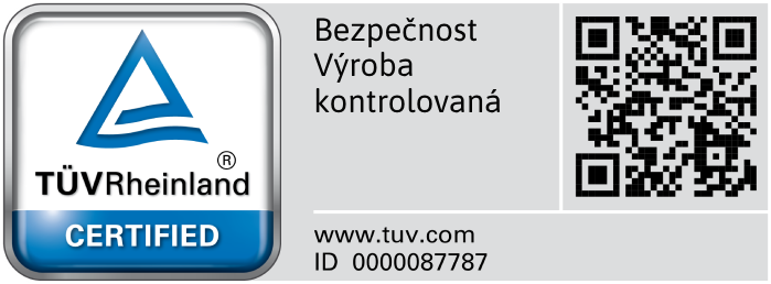 TÜV Rheinland certified